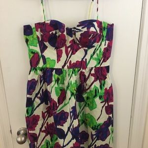 Bright floral colorful Moda International dress!